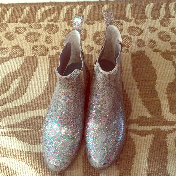 Jack Rogers Shoes - Jack Rogers super cute glitter rain boots Sz 8